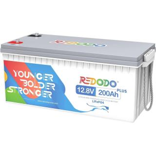 RedOdo 12V 200Ah PLUS LiFePO4 munka akkumulátor