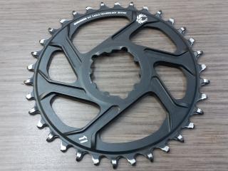 Haszn. SRAM CR X-SYNC EAGLE CF 34T DM 3 OFF B BLK