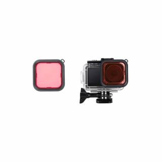 DJI Action 3, 4, 5 Pro Diving szűrő (Pink Snorkel)
