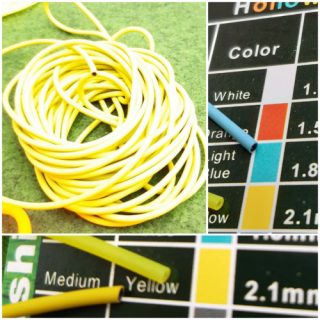 HOLLOW COLOR 5m D2,1mm yellow/BLACK