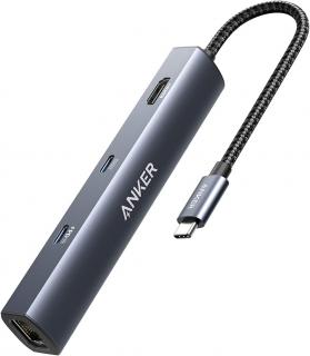 ANKER PowerExpand 6 az 1-ben USB-C 65 W PD Ethernet hub – használt