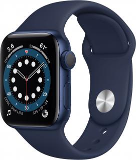 Apple Watch Series 6 GPS, 40 mm-es kék – használt C