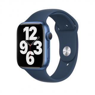 Apple Watch Series 7 GPS, 41 mm-es kék – Előzetes A