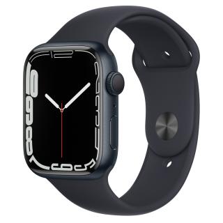 Apple Watch Series 7 GPS, 45 mm Midnight – Előre beszerzett A