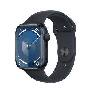 Apple Watch Series 9 GPS, 41 mm-es Midnight alumínium tok Midnight sportszíjjal - MRHR3QC/A