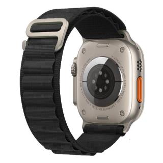 Innocent Alpine Fabric Loop Apple Watch Ultra 44/45/46/49mm Band - Black
