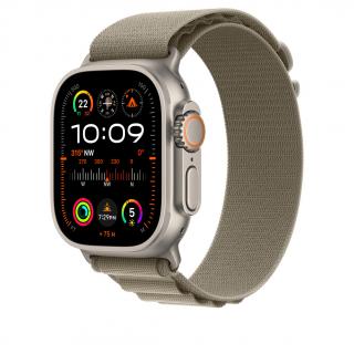 Innocent Alpine Fabric Loop Apple Watch Ultra 49 mm Band - Khaki