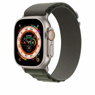 Innocent Alpine Fabric Loop Apple Watch Ultra 49mm Band - Zöld