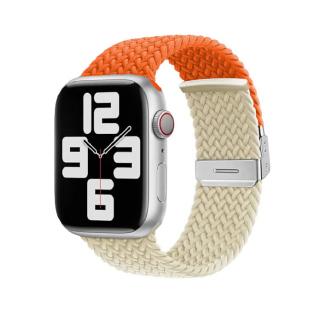 Innocent Braided Loop Band with Buckle Apple Watch 44/45/46/49mm - Starlight Orange