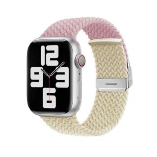 Innocent Braided Loop Band with Buckle for Apple Watch 38/40/41mm - Csillagfény Rózsaszín