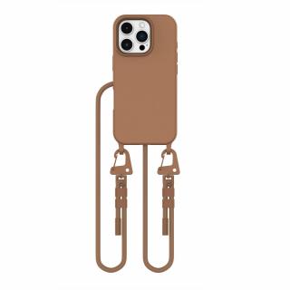 Innocent California Crossbody Case with Lanyard for iPhone 16 Pro Max - Brown