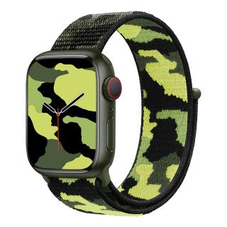 Innocent Fabric Loop Camouflage Collection Apple Watch Band 44/45/46/49mm - Army Green