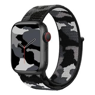 Innocent Fabric Loop Camouflage Collection Apple Watch Band 44/45/46/49mm - Black