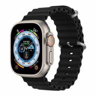 Innocent Ocean Silicone Band Apple Watch 38/40/41 mm - Fekete