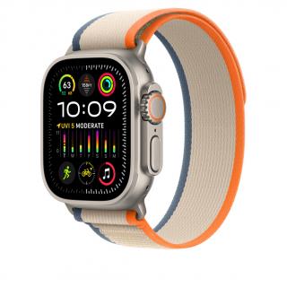 Innocent Trail Fabric Loop Apple Watch Ultra 49 mm Band - Bézs/Narancssárga