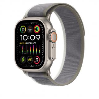 Innocent Trail Fabric Loop Apple Watch Ultra 49 mm Band - Zöld/Szürke