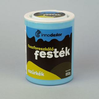 Innodekor foszforeszkáló festék - azúrkék, 850g