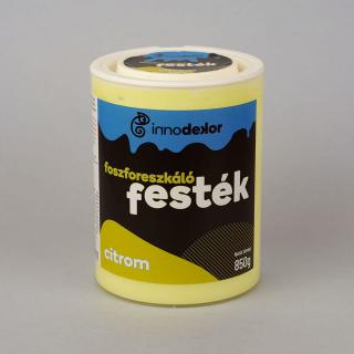 Innodekor foszforeszkáló festék - citrom, 850g