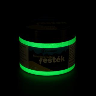 Innodekor foszforeszkáló festék - lime, 150g