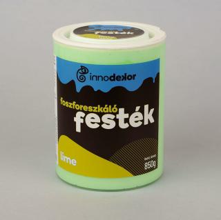 Innodekor foszforeszkáló festék - lime, 850g