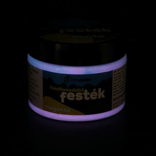 Innodekor foszforeszkáló festék - magenta, 150g