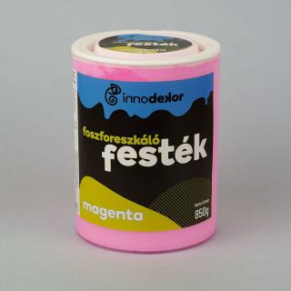 Innodekor foszforeszkáló festék - magenta, 850g