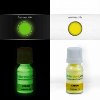 Innodekor foszforeszkáló pigment - citrom, 15g