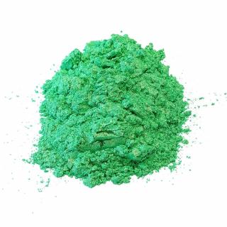 Innodekor gyöngyház hatású mica pigment por - aranybambusz zöld, 10g