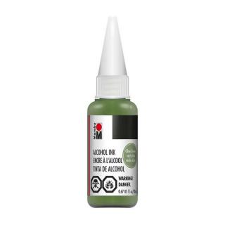 Marabu alcohol ink -  20ml, olajzöld