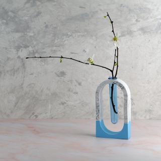 Szilikon öntőforma - ovális alakú váza