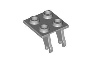 LEGO alaplap, módosított 2 x 2, kerékalap