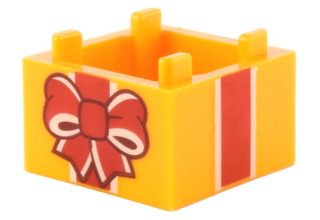 LEGO doboz, 2 x 2 x 1, masni mintával