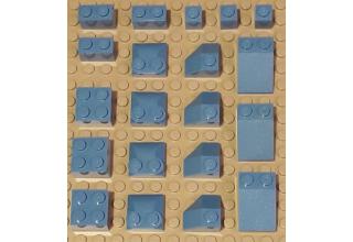 LEGO Kocka csomag - vegyes alkatrészek, 17 - CSOMAG ÁR