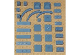 LEGO Kocka csomag - vegyes alkatrészek, 18 - CSOMAG ÁR
