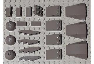 LEGO Kocka csomag - vegyes alkatrészek, 21 - CSOMAG ÁR