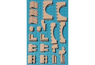 LEGO Kocka csomag - vegyes alkatrészek, 6 - CSOMAG ÁR
