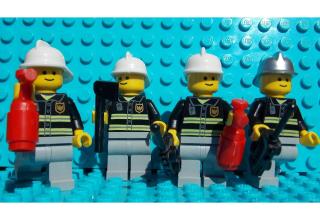 LEGO minifigura - Tűzoltók