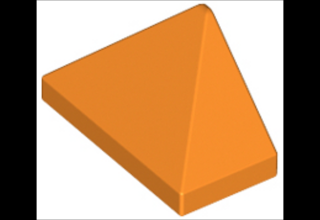 LEGO tető/lejtő 45 fokos 2 x 1, tripla, típus 2