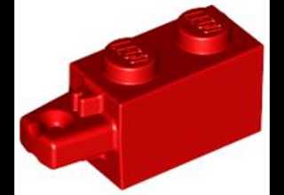 LEGO zsanér kocka, 1 x 2, 1 vízszintes karral a végén