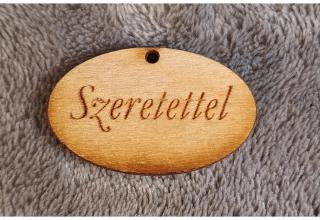 Táblácskák - felírat - Szeretettel