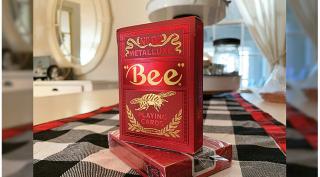 Bee MetalLuxe Red kártya, 1 csomag