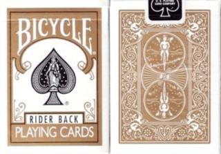 Bicycle 808 Rider Back - Gold Back kártya (arany hátlapú), 1 csomag