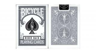 Bicycle 808 Rider Back - Silver Back kártya (ezüst hátlapú), 1 csomag