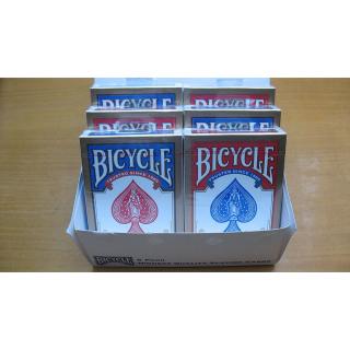 Bicycle 808 Rider Back Standard Gold kártya, 6-pack (3 piros + 3 kék)