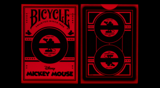 Bicycle Classic Mickey Mouse (piros) kártya, 1 csomag
