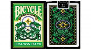 Bicycle Dragon Back kártya, zöld hátlappal, 1 csomag