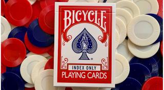 Bicycle Index Only kártya - piros, 1 csomag