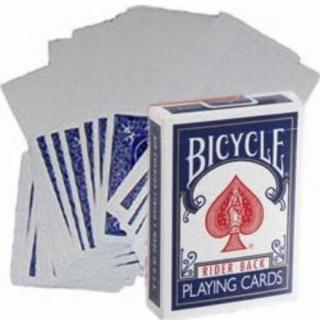 Bicycle kártya, üres képoldal, kék hátlap, 1 csomag
