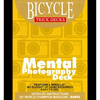 Bicycle Mental Photography Deck kártya - kék