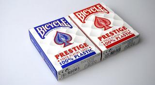 Bicycle Prestige 100% plasztik póker kártya, dupla csomag